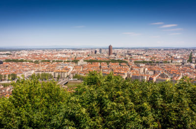 Photographie d'une vue d'ensemble sur une communauté de commune.