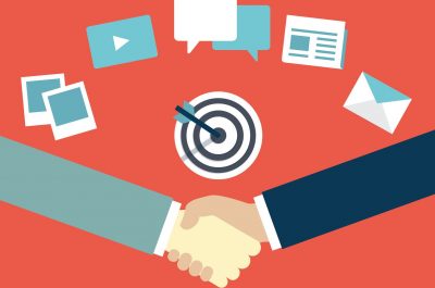 Infographie évoquant le marketing direct et la relation client/fournisseur réussi